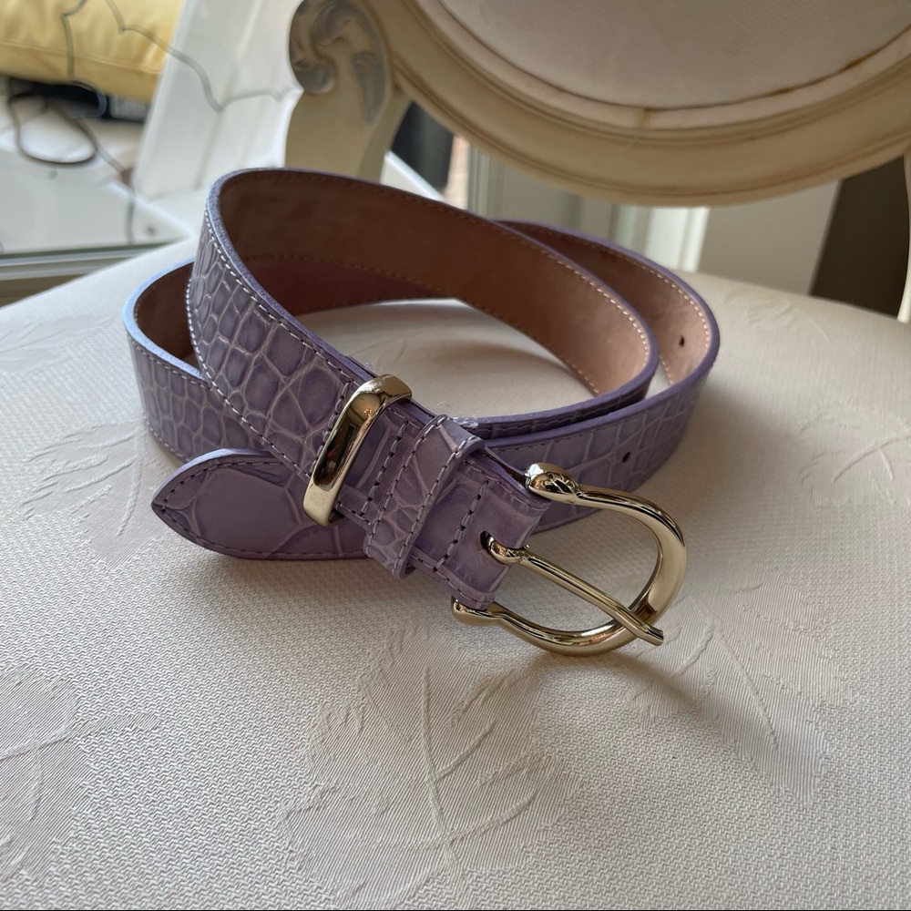 & Other Stories Snakeskin Effect Belt